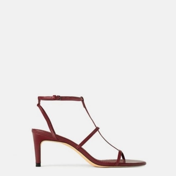 Zara Leather Strappy Sandal - Picture 5 of 5